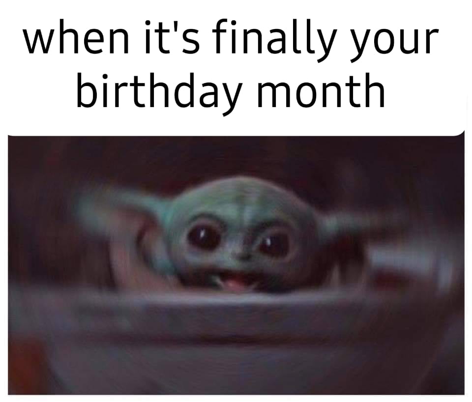 The meme is a humorous image of a character from the Star Wars franchise, specifically a young version of the character Anakin Skywalker (also known as Darth Vader) from the movie "The Clone Wars". The image shows Anakin as a young boy, looking sad and upset, with the caption "When it's your birthday and you're still 7".